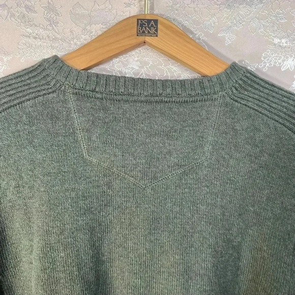 Eddie Bauer Men's Green Crewneck Sweater Knit Size L - Picture 4 of 7
